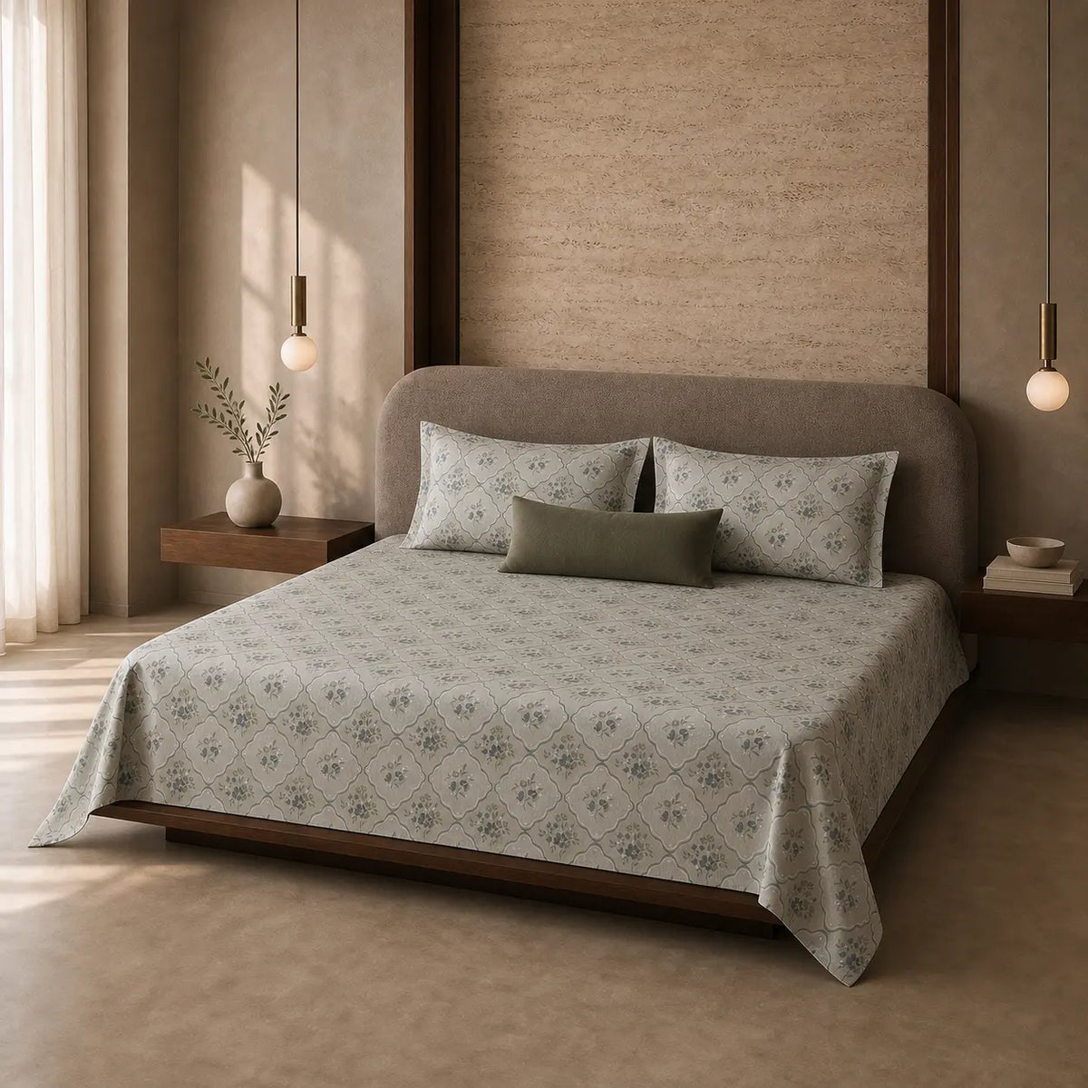 Noor Medallion – Indigo