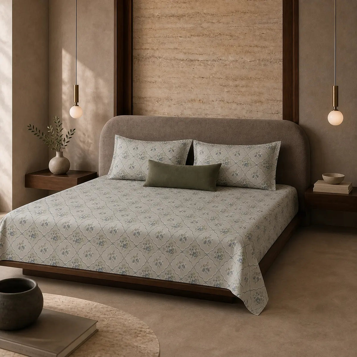 Noor Medallion – Indigo