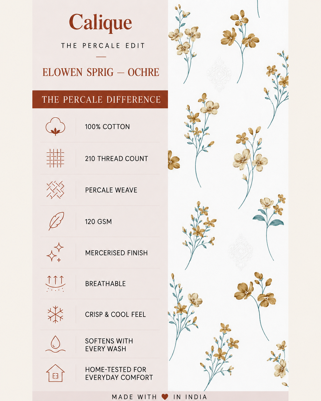 Elowen Sprig – Ochre